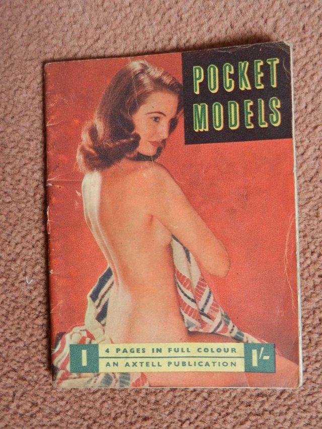 Preview of the first image of POCKET MODELS vintage 1950's Pin up glamour magazine.