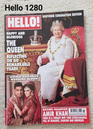 Image 1 of Hello Magazine 1280 - The Queen on 60 Years - Souvenir