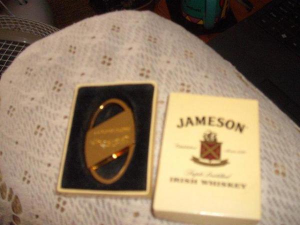 Image 3 of Jameson Irish Whiskey Brass Key Ring (boxed)