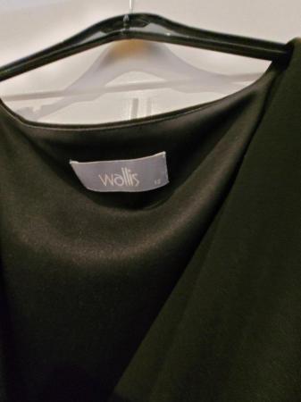 Image 2 of Black ruffle layer Wallis dress, size 14