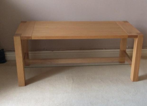 Image 1 of M&S Natural Oak Coffee Table