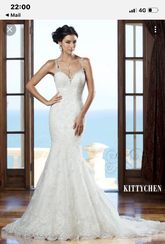 Preview of the first image of Kitty Chen Designer wedding dress.