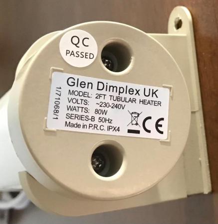 Image 2 of Dimplex 2FT Tube Thermostatic Heater 80W