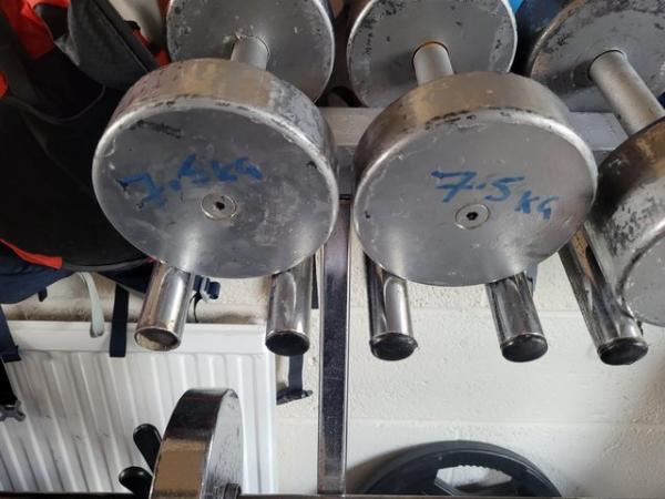 Image 3 of Dumbells & barbells available