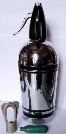 Image 3 of ORIGINAL 1960,s SPARKLET SODA SIPHON 30 cm tall