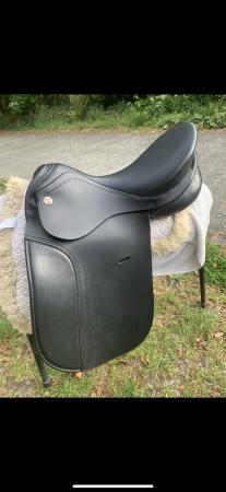 Image 3 of 17’ keiffer dressage saddle M/N