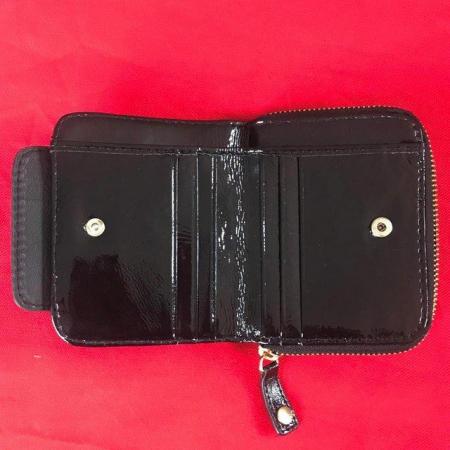 Image 3 of Unused Ted Baker purse wallet black leather/patent leather