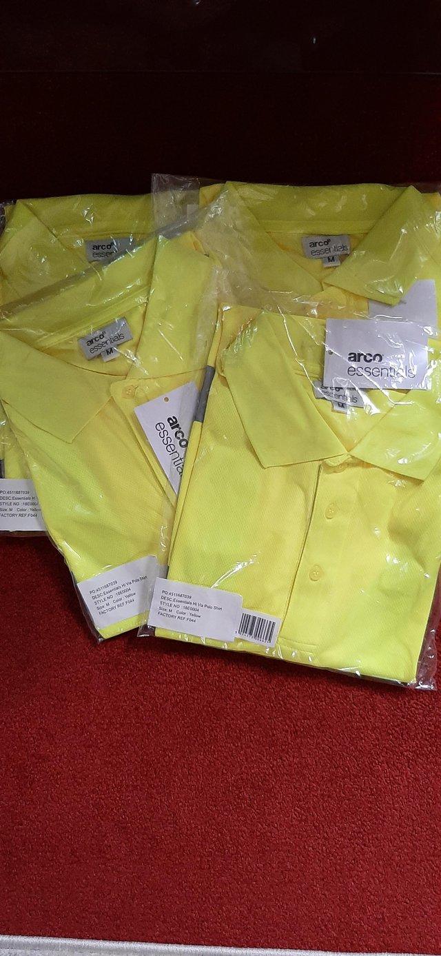 Preview of the first image of Yellow Hi Vis Polo Shirts.