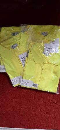 Image 1 of Yellow Hi Vis Polo Shirts