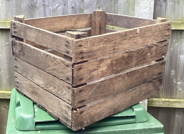 Preview of the first image of Wooden crate useful for planters.