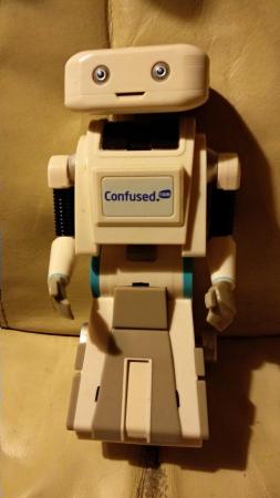 Image 1 of CONFUSED.COM COLLECTABLE BRIAN ROBOT TOY