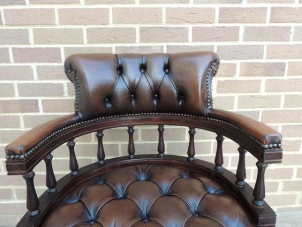 Image 7 of Vintage Captains Chesterfield Chair (UK Delivery)