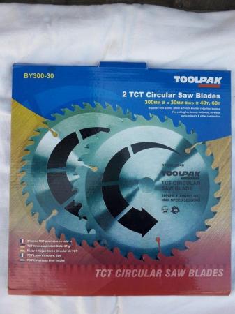 Image 1 of TCT CIRCULAR SAW BLADE 300MM X 30MM BORE X 40T, 60T