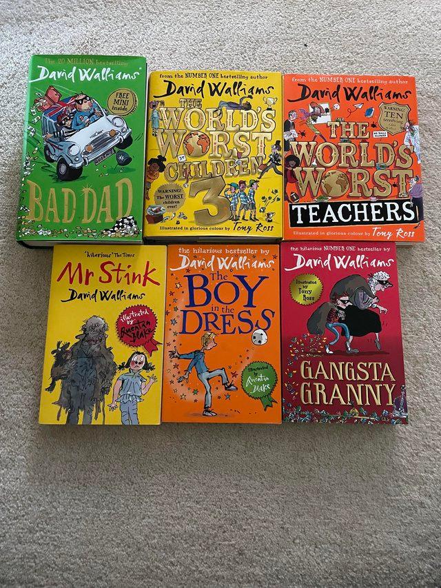 Preview of the first image of David Walliams books x 6 good condition.