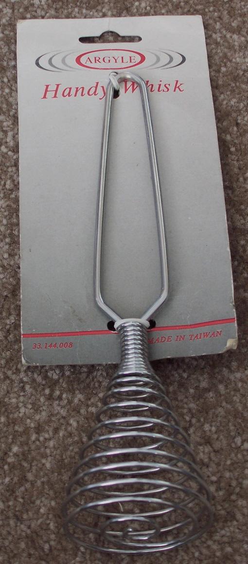 Preview of the first image of Brand New Stainless Steel Spring Coil Handy Whisk By Argyle.