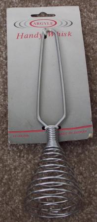 Image 1 of Brand New Stainless Steel Spring Coil Handy Whisk By Argyle