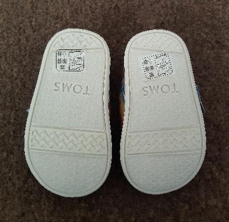 Image 5 of TOMS Infants/Toddlers Blanket Stripe Shoes - UK 3    BX5