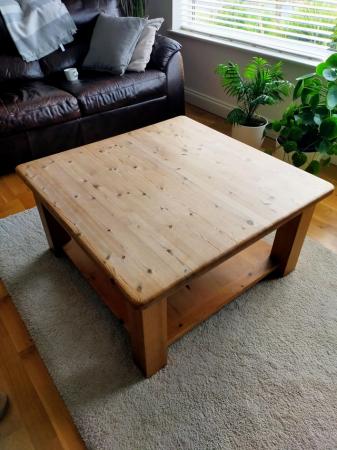 Image 2 of Solid Pine Coffee Table