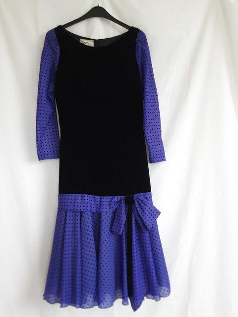 Preview of the first image of Vintage Dress by Annie Gough Circa 1970's Size 12.