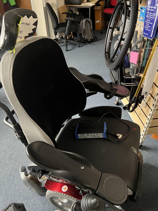 Preview of the first image of Big electric wheelchair for sale.
