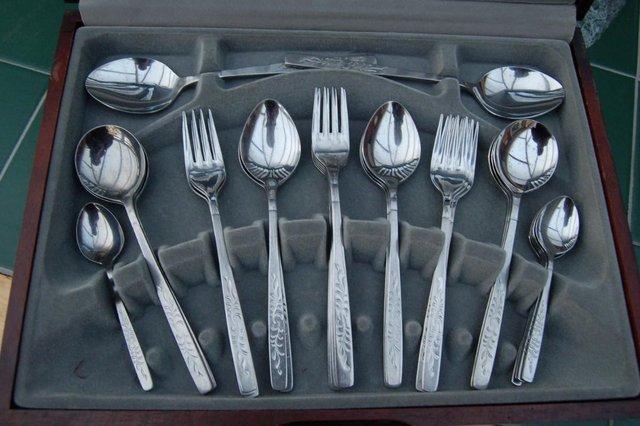 Image 9 of Viners Vintage Cutlery Canteens in Stainless Steel, As New
