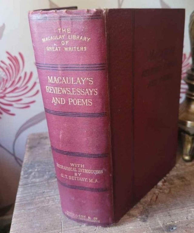 Preview of the first image of Book - Vintage - Macaulay's reviews, essays and poems.