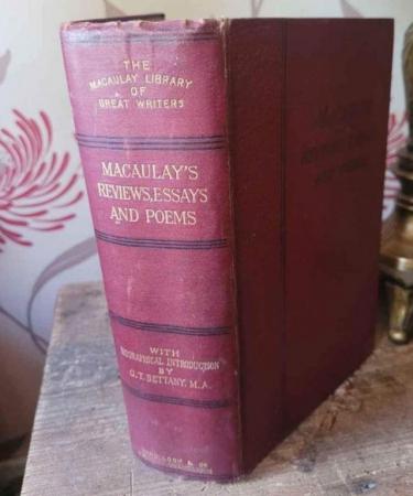 Image 1 of Book - Vintage - Macaulay's reviews, essays and poems