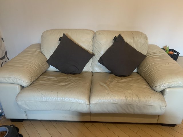 Preview of the first image of FREE. 2 x 2 Seater Leather Sofa.