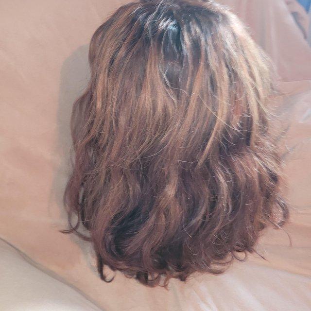 Preview of the first image of Real hair wig for sale used!!.