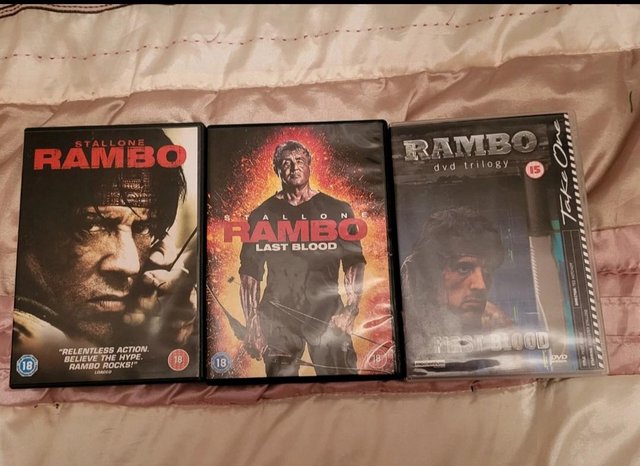 Preview of the first image of Dvd's Silvester Stallone Rambo Movies.