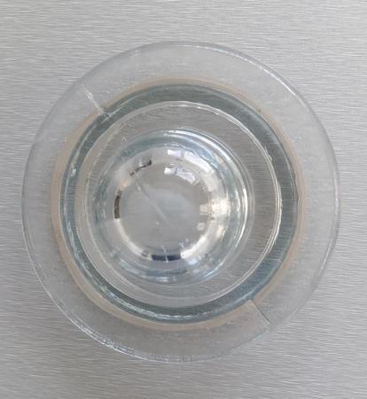Image 9 of A Medium Sized Glass Storage Jar.  Height 8" (20cm)