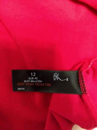 Image 10 of New Women's Bhs Summer Pyjama Cami Top Size 10 12 Red