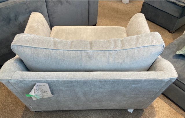 Preview of the first image of Next Laura Ashley 2 Seater Snuggle Chair Light Grey/Blue.