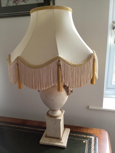 Preview of the first image of Traditional fully lined lamp shade.