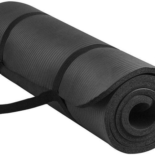 Preview of the first image of Yoga mat 15mm thick with carry handles.