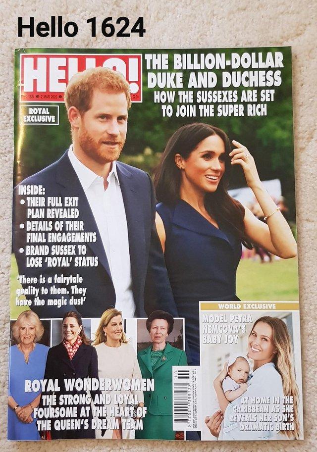 Preview of the first image of Hello Magazine 1624 - The Billion $ Duke & Duchess of Sussex.