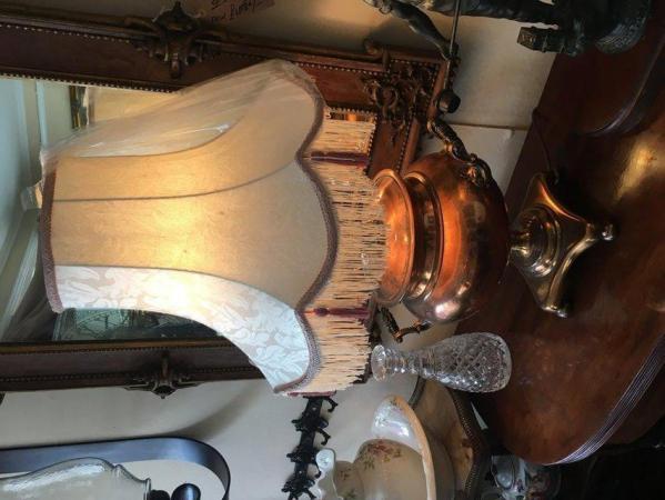 Image 1 of Antique Victorian Copper lamp