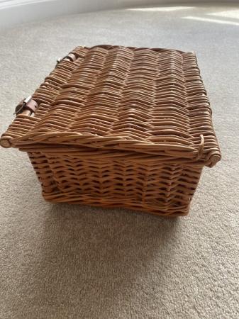 Image 2 of Wicker Picnic Basket for sale