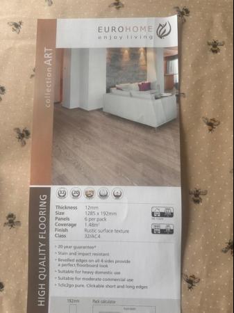 Image 2 of Oak effect laminate flooring