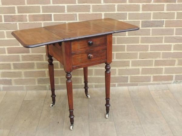 Image 5 of Edwardian Extendable Side Table (UK Delivery)