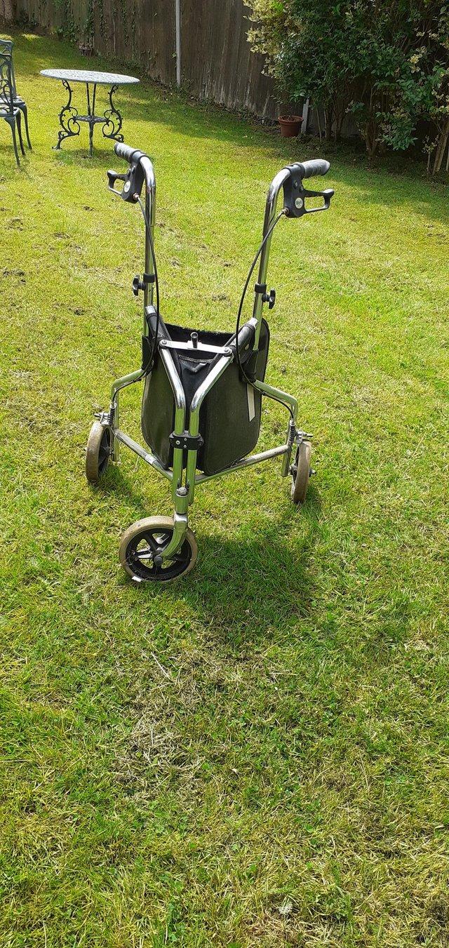 Preview of the first image of Mobility walker with basket area.