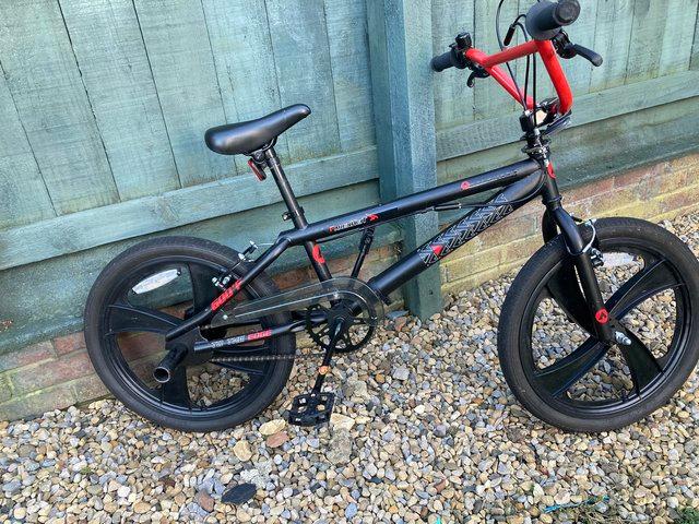 Preview of the first image of Black bmx for sale in very good condition.