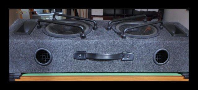 Image 5 of Dual 7" Car Audio Subwoofer Box With Twin Tweeters.