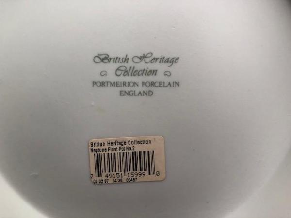 Image 1 of Portmeirion British Heritage Collection Neptune Planter No 2