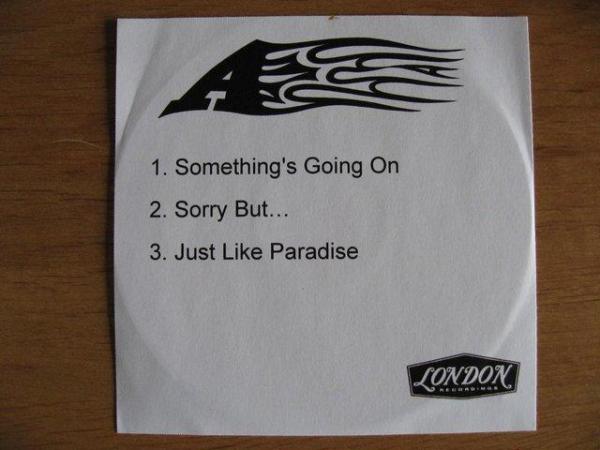 Image 3 of A – Something’s Going On – 3 Track Promo CD – London Records
