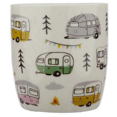 Image 2 of Collectable Porcelain Mug - Wildwood Caravan .  Free uk Post