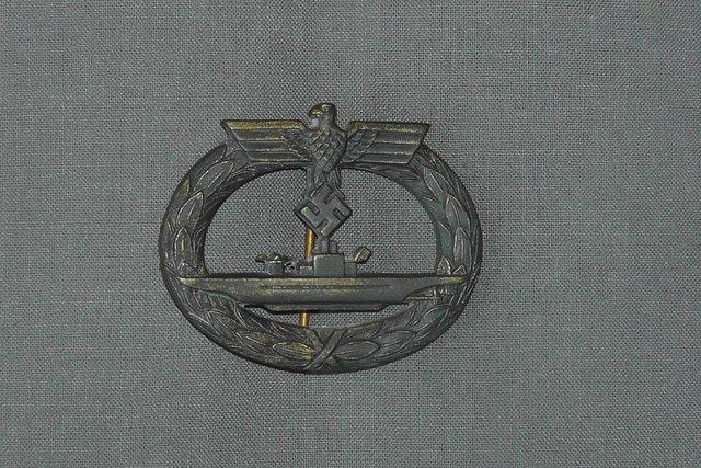 Image 1 of Genuine World War Two Kreigsmarine U-Boat Badge.