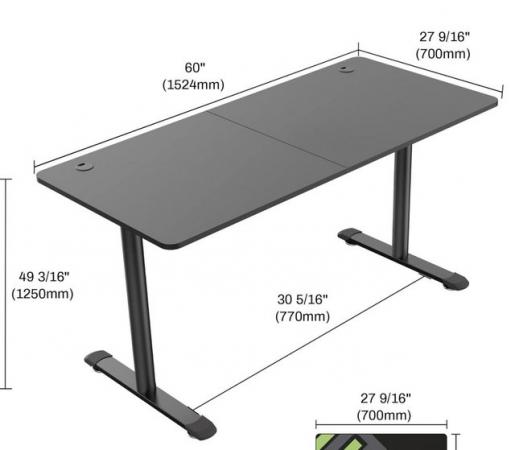 Image 1 of Large Gaming/ Office Desk