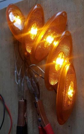 Image 3 of Five Jokon marker amber 12V lights