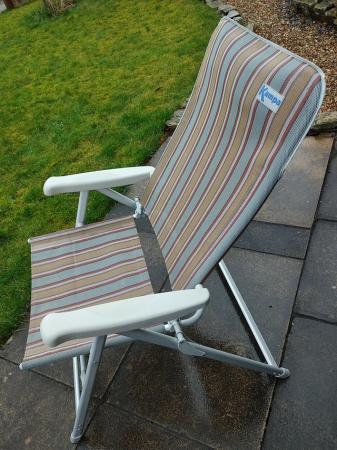 Image 1 of Two Kampa garden or camping reclining chairs